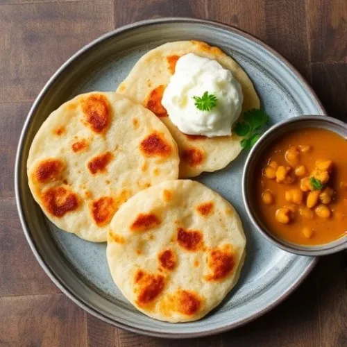 Thattu Dosa 3 , Chadni , Sambar (Breakfast)